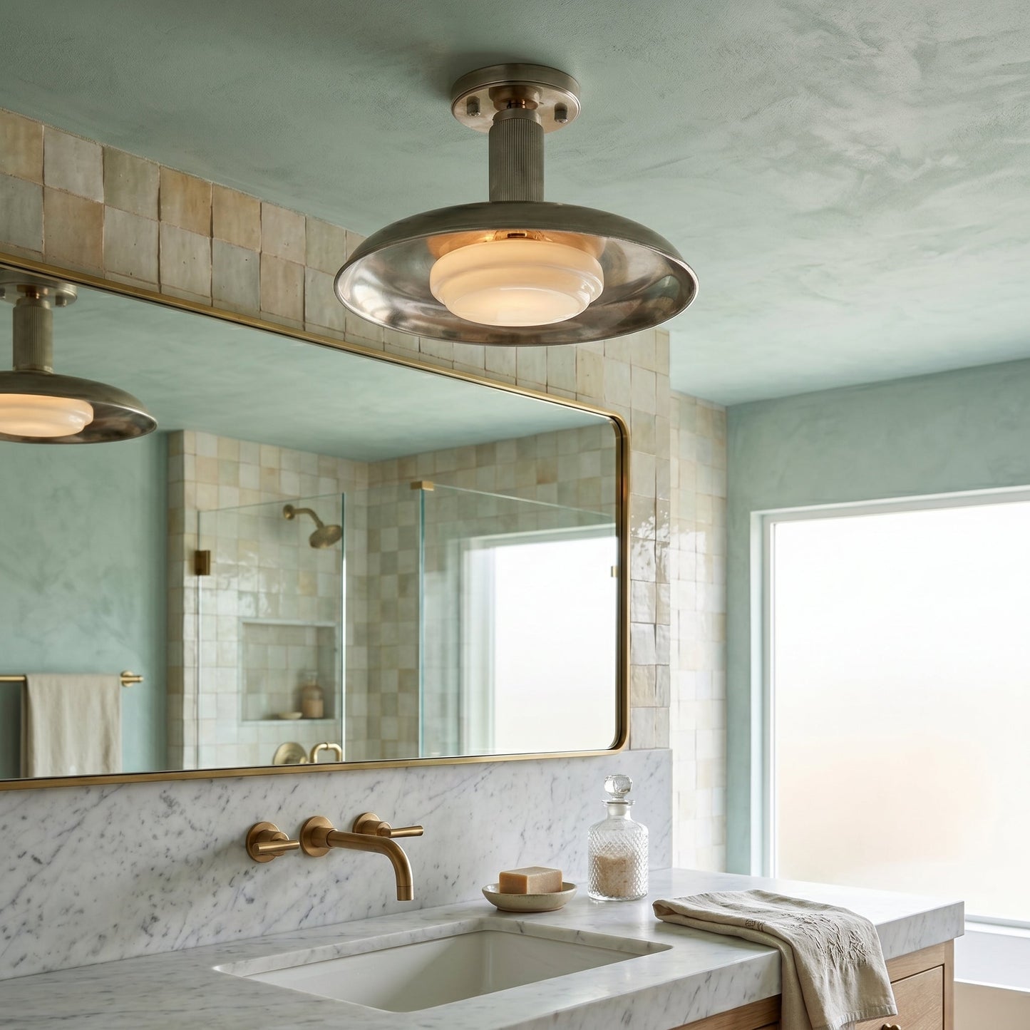 Calune Style Flat-Panel Ceiling Light