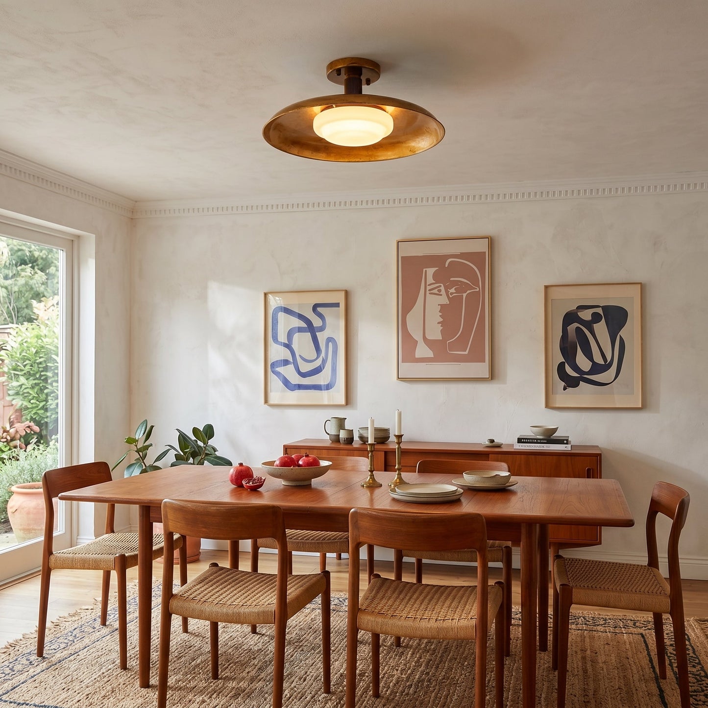 Calune Style Flat-Panel Ceiling Light