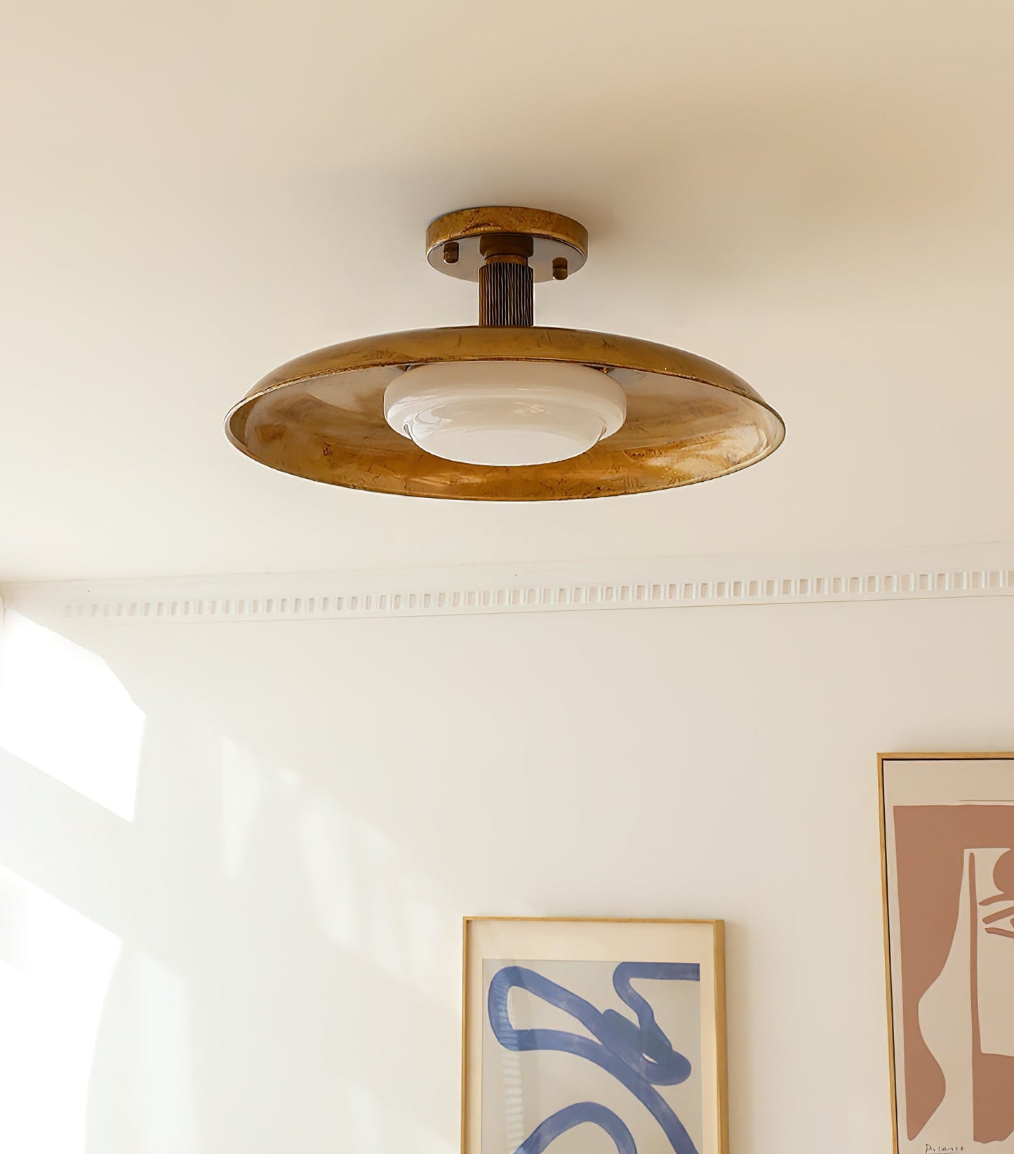 Calune Style Flat-Panel Ceiling Light