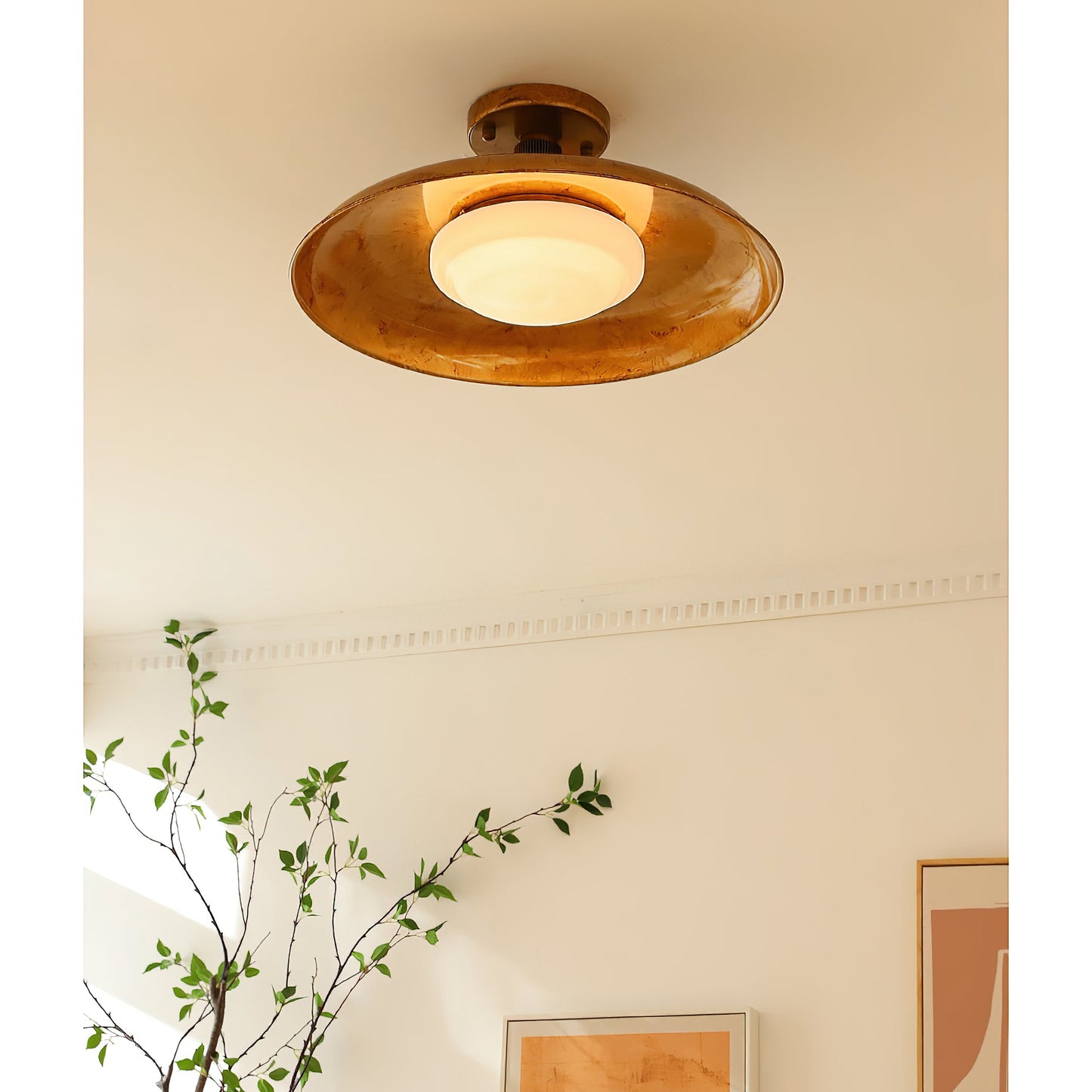 Calune Style Flat-Panel Ceiling Light