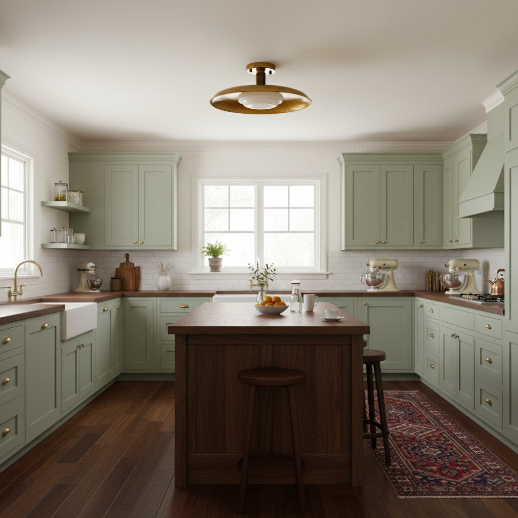 Calune Style Flat-Panel Ceiling Light