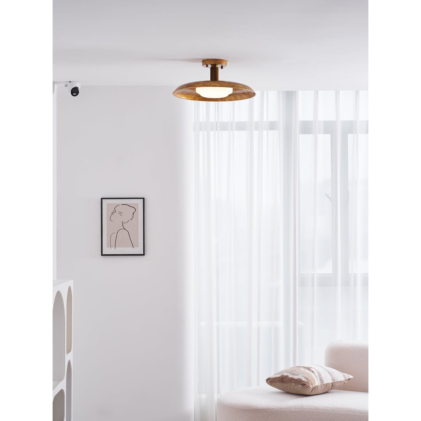 Calune Style Flat-Panel Ceiling Light
