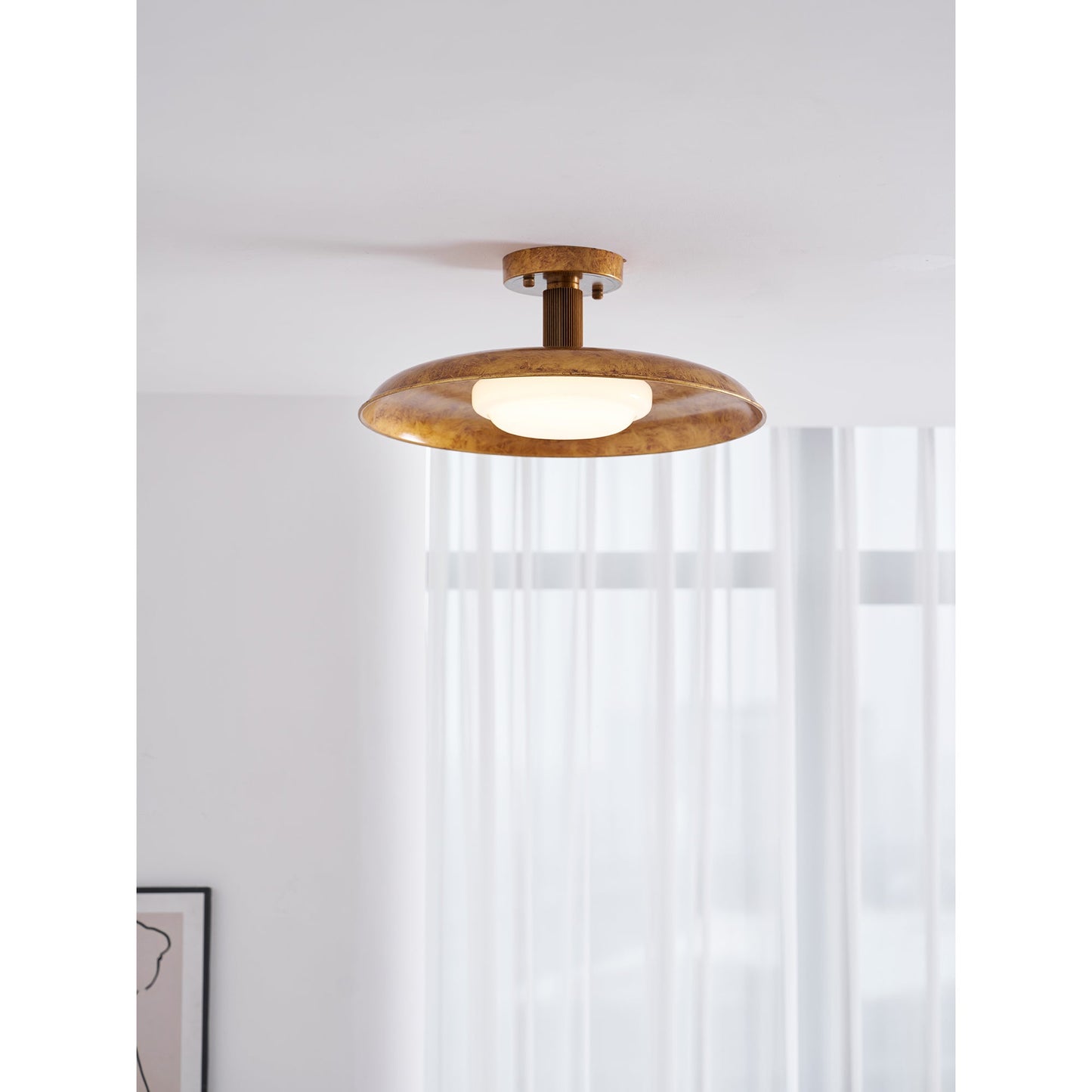 Calune Style Flat-Panel Ceiling Light