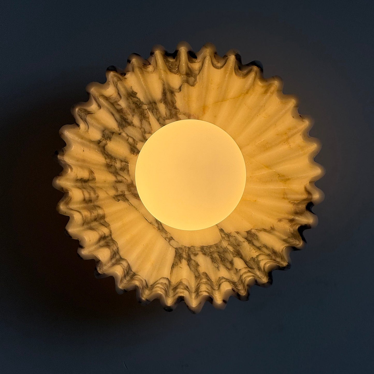 Quinine Marble Small Sconce