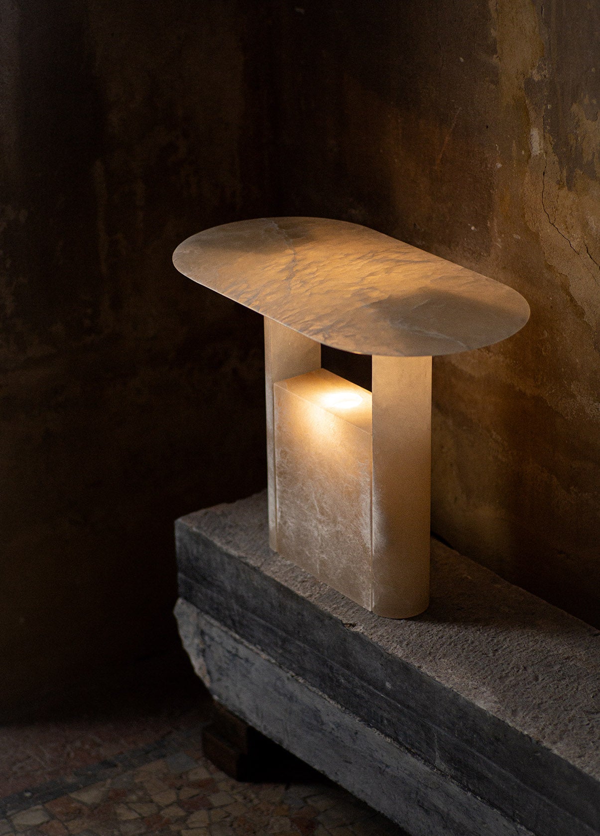 Talex Alabaster Table Lamp