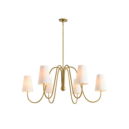 Malachite Curved Chandelier