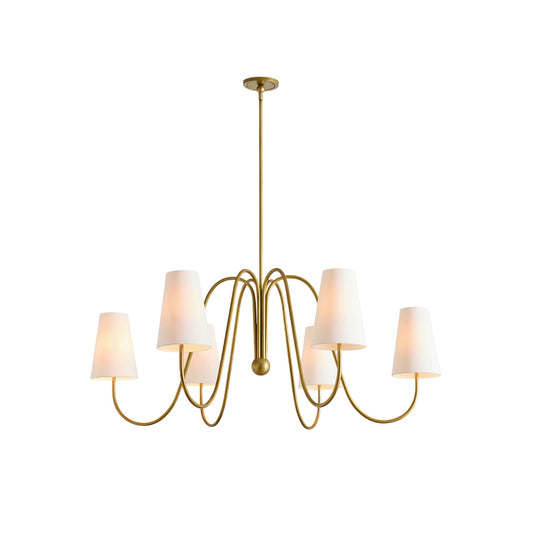Malachite Curved Chandelier