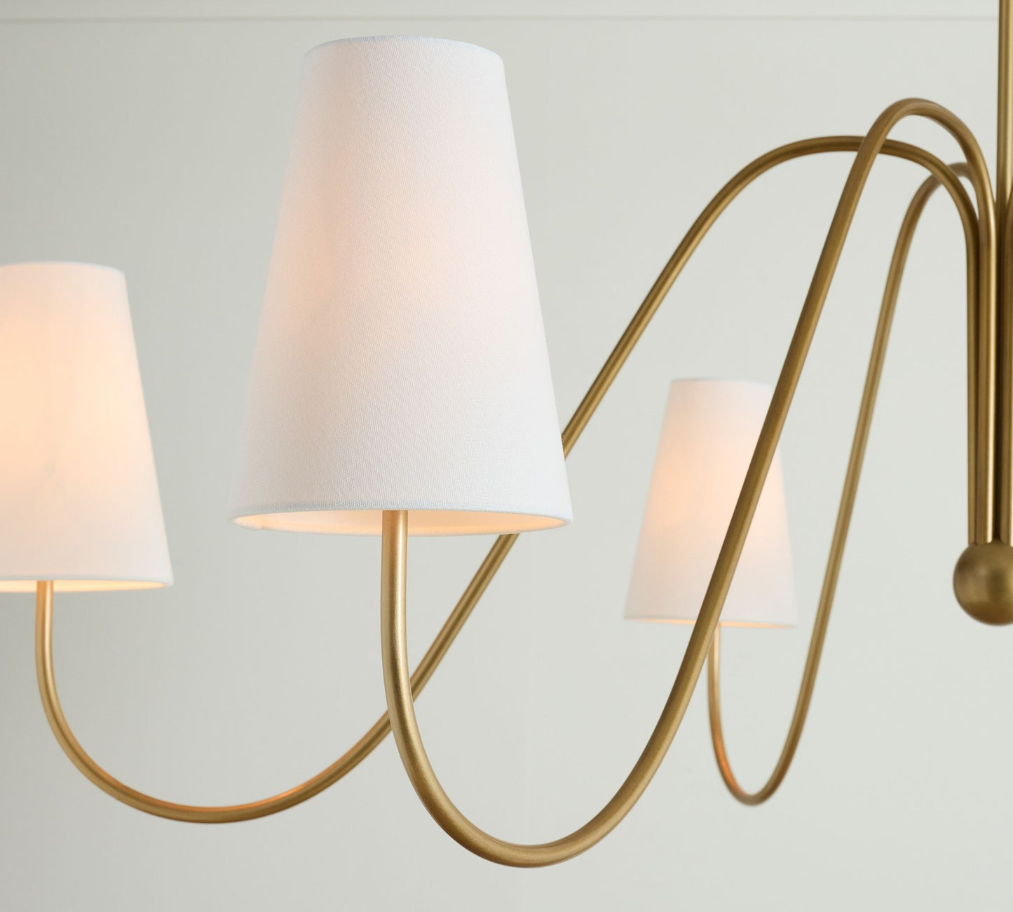 Malachite Curved Chandelier