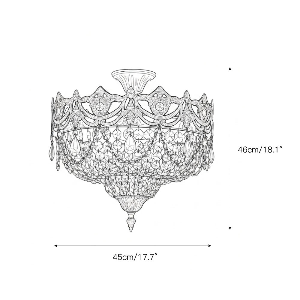 Serai Crystal Ceiling Lamp