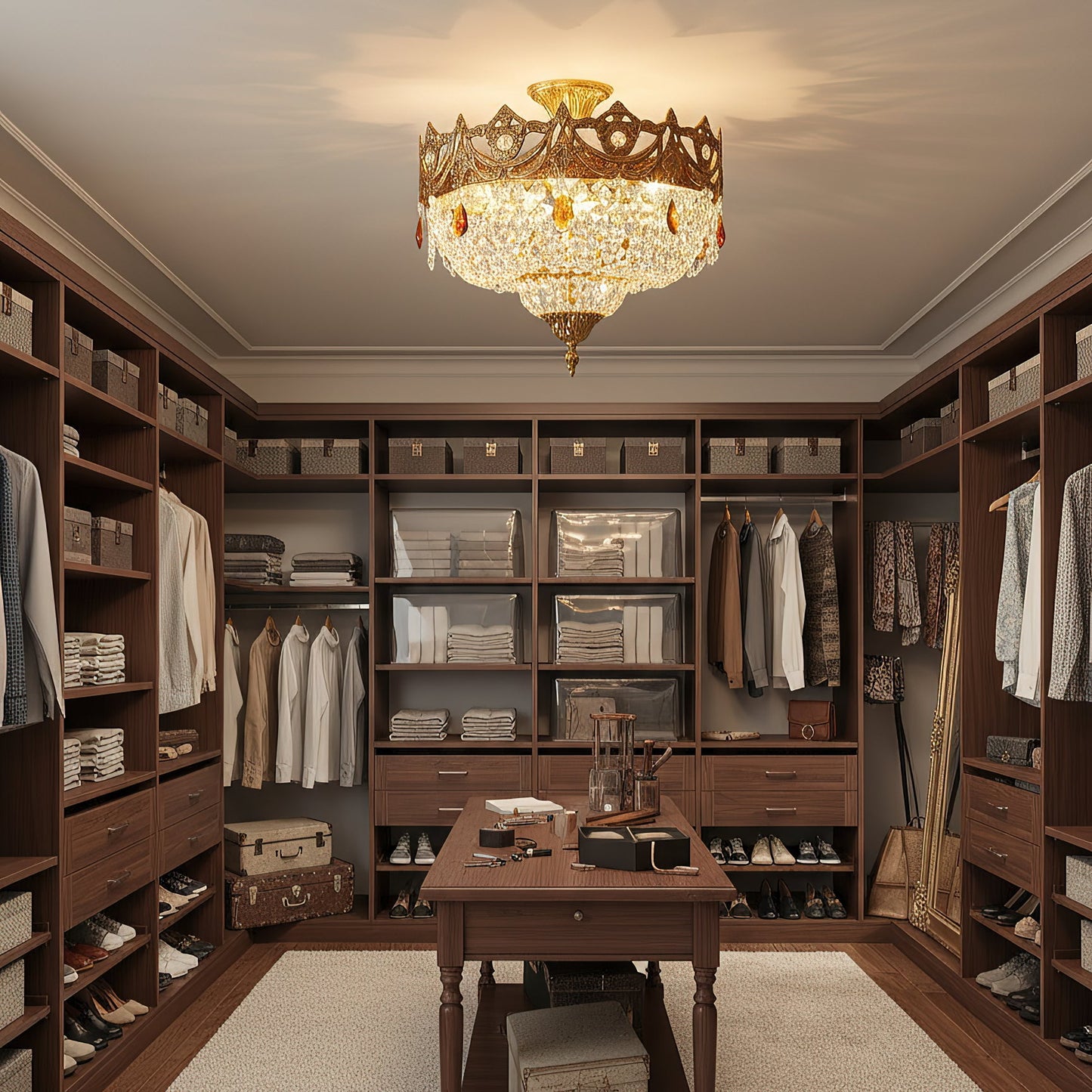 Serai Crystal Ceiling Lamp
