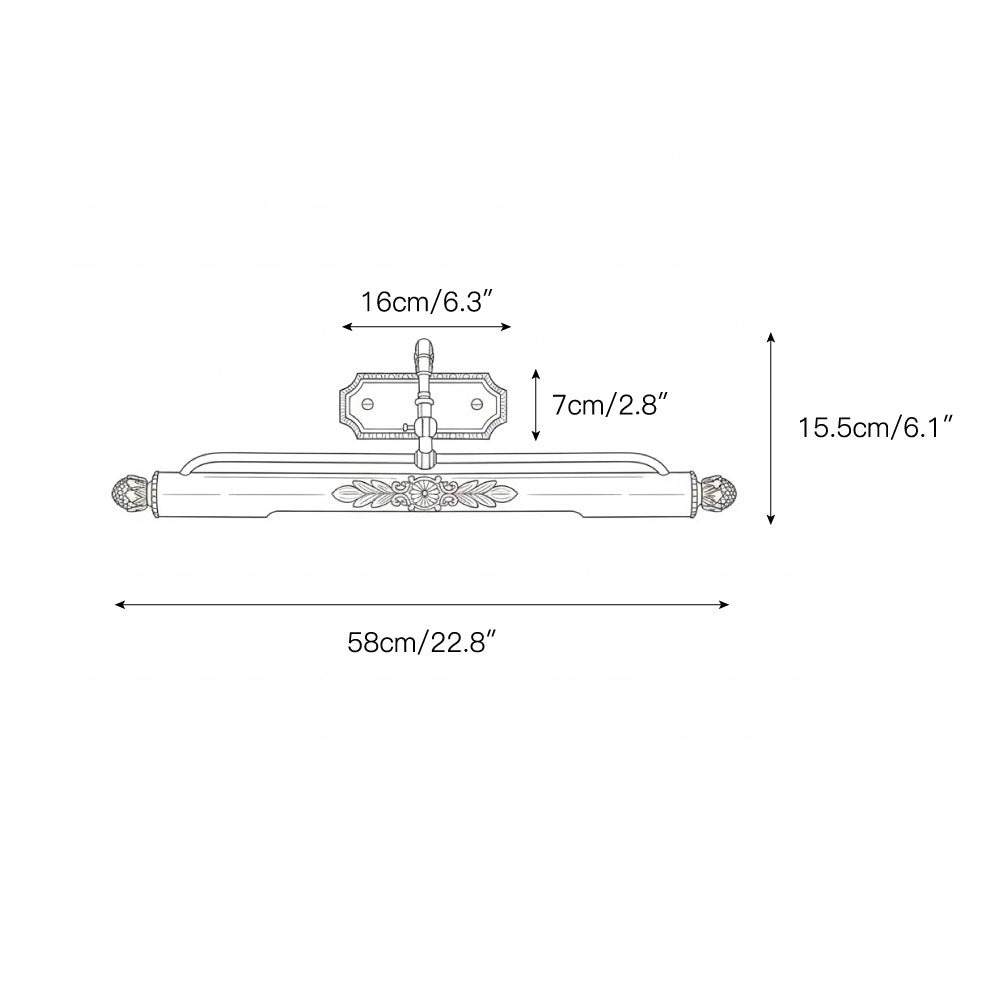 Lirex Brass Wall Lamp