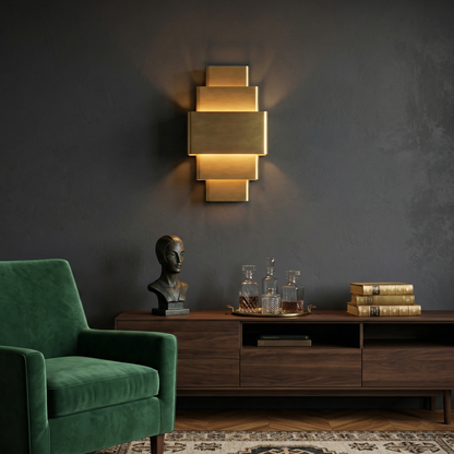 Sofia Brass Wall Lamp