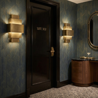 Sofia Brass Wall Lamp