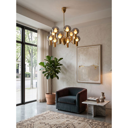 Esmai Glass Chandelier