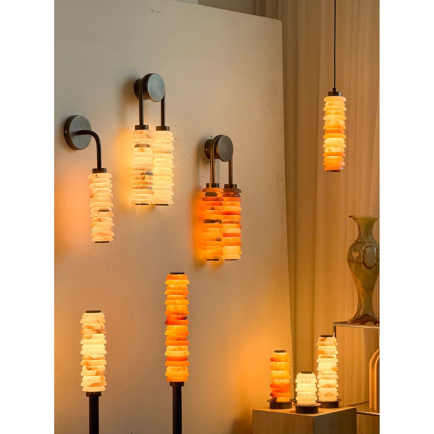 Halden Alabaster Wall Sconce