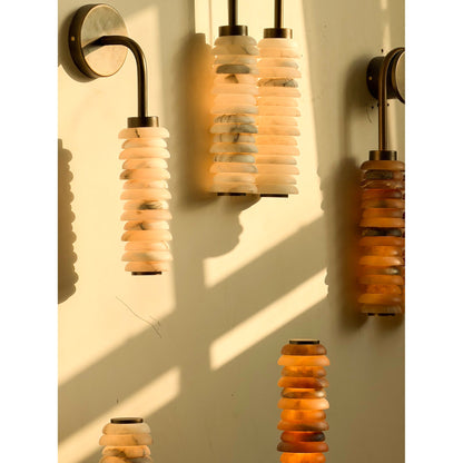 Halden Alabaster Wall Sconce