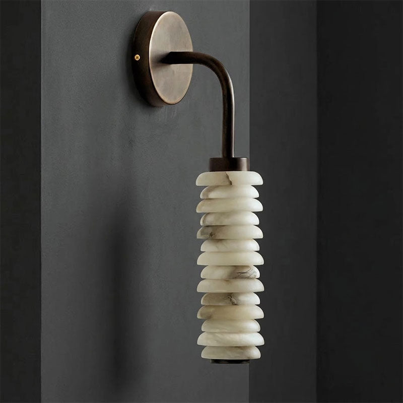 Halden Alabaster Wall Sconce