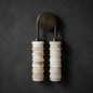 Halden Double Alabaster Wall Lamp