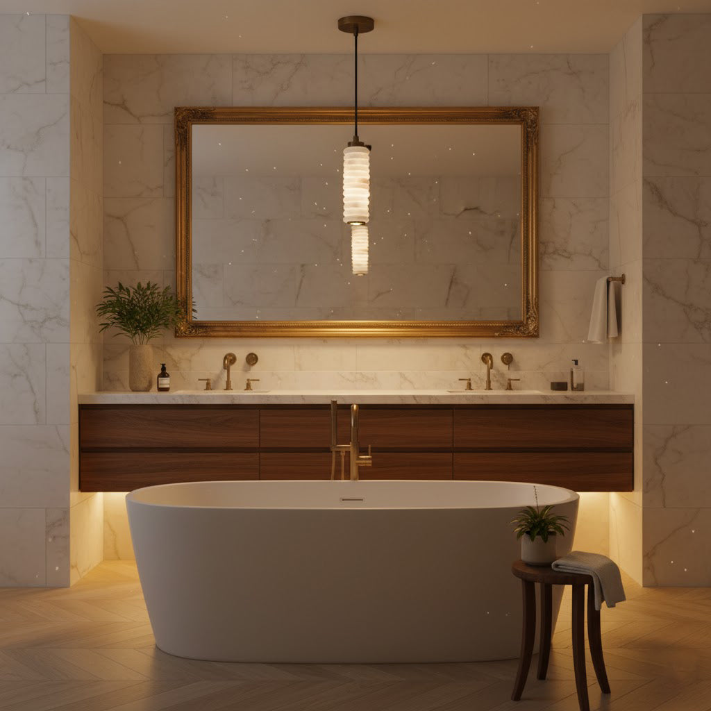 Halden Alabaster Pendant Lamp