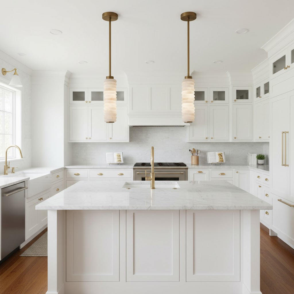 Halden Alabaster Pendant Lamp