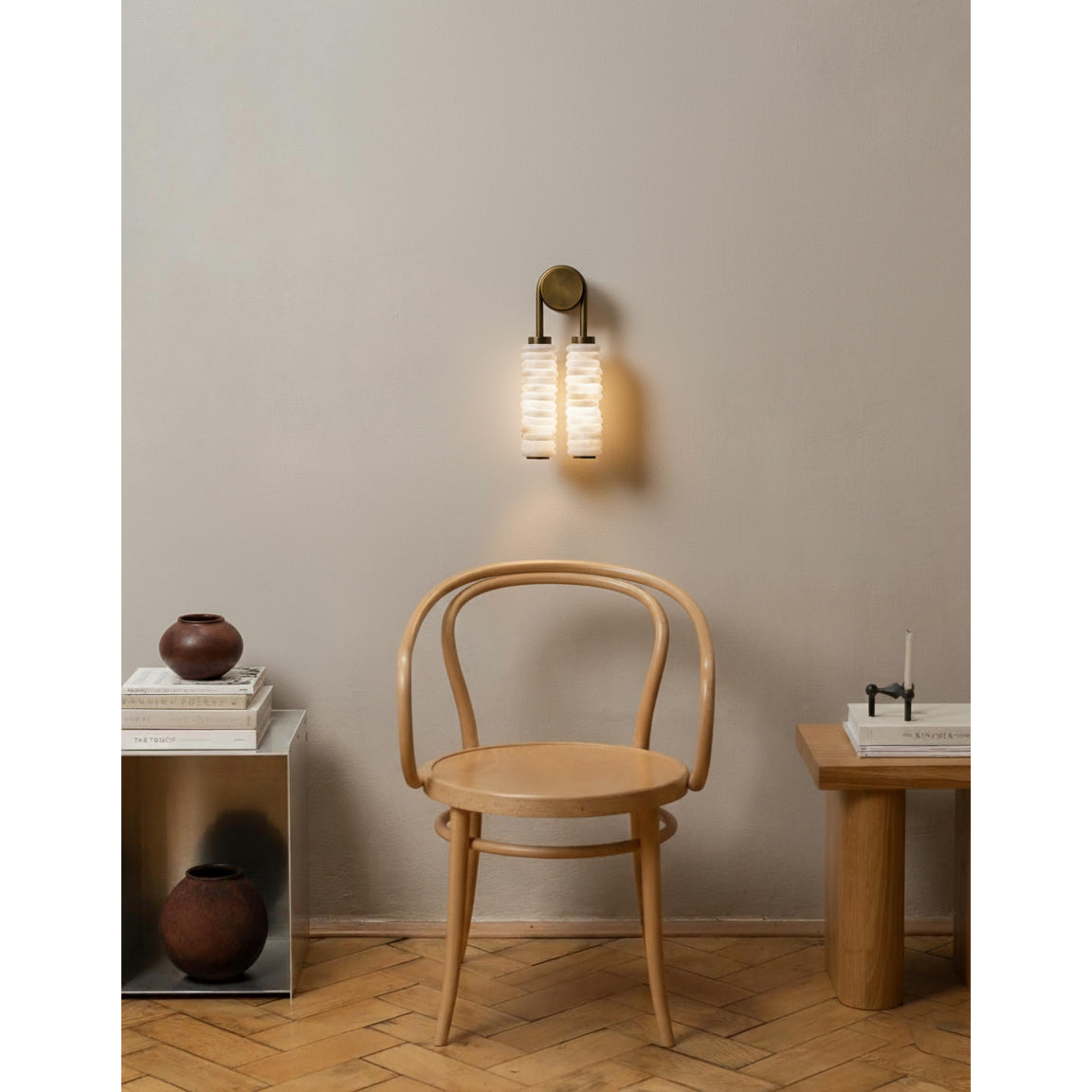 Halden Alabaster Wall Lamp
