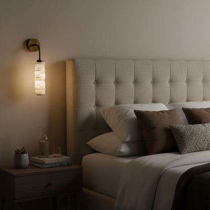 Halden Alabaster Wall Sconce