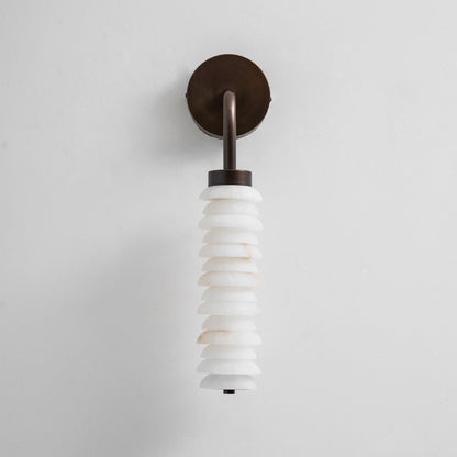 Halden Alabaster Wall Sconce