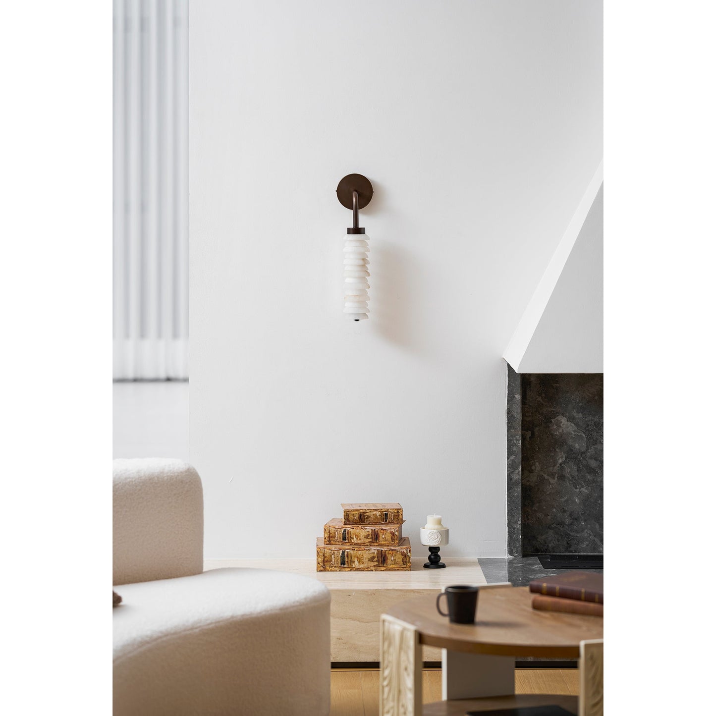 Halden Alabaster Wall Sconce