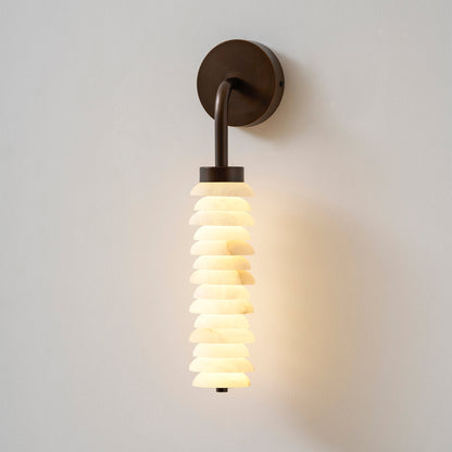 Halden Alabaster Wall Sconce