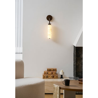 Halden Alabaster Wall Sconce