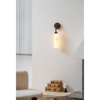 Halden Alabaster Wall Sconce