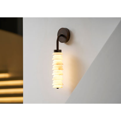 Halden Alabaster Wall Sconce