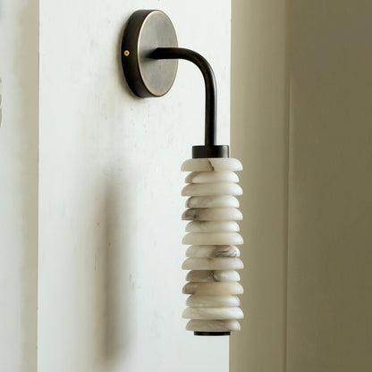 Halden Alabaster Wall Sconce