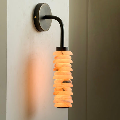 Halden Alabaster Wall Sconce