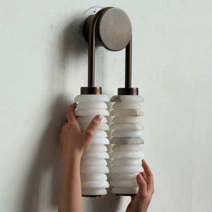 Halden Alabaster Wall Lamp