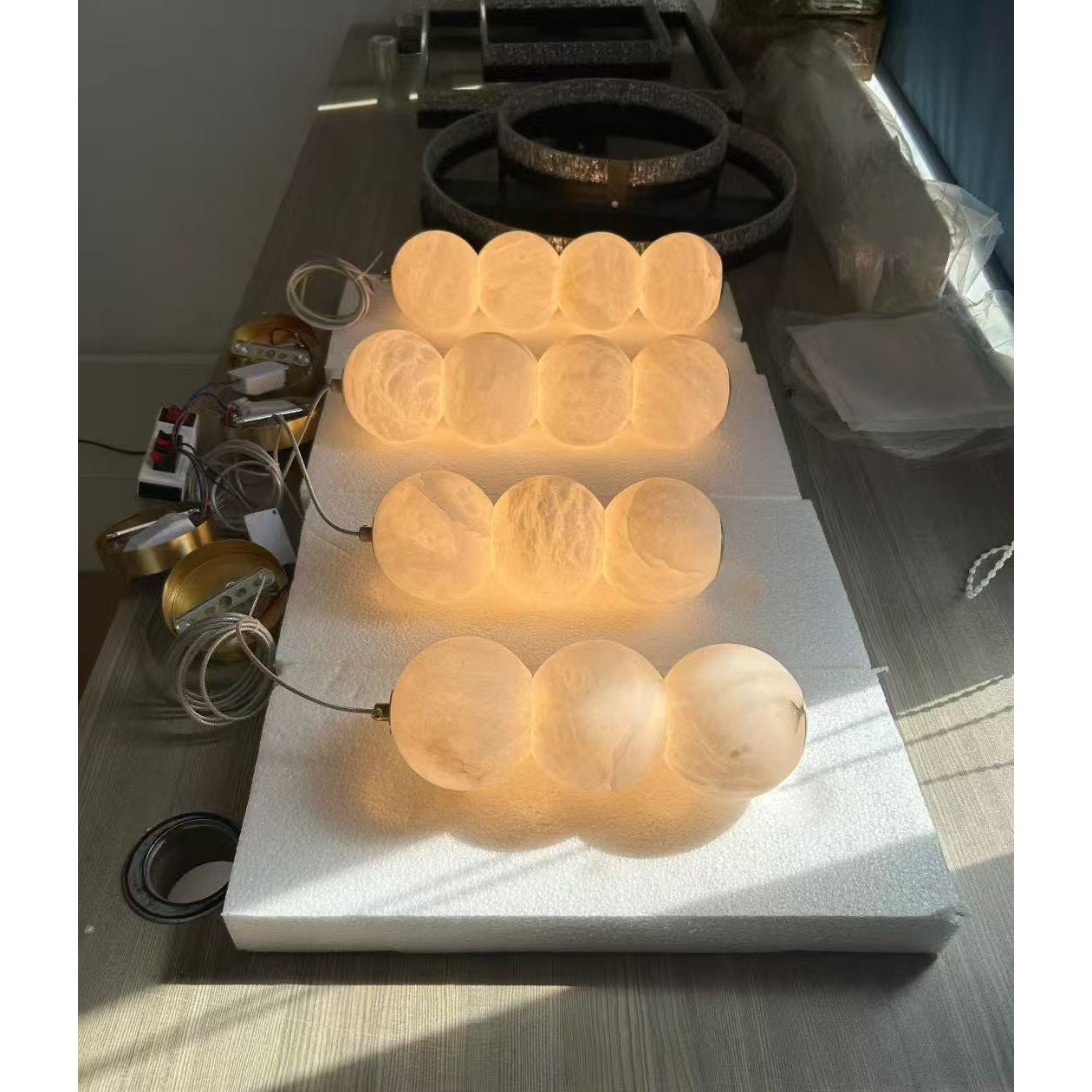 Mirora Alabaster Pendant Light