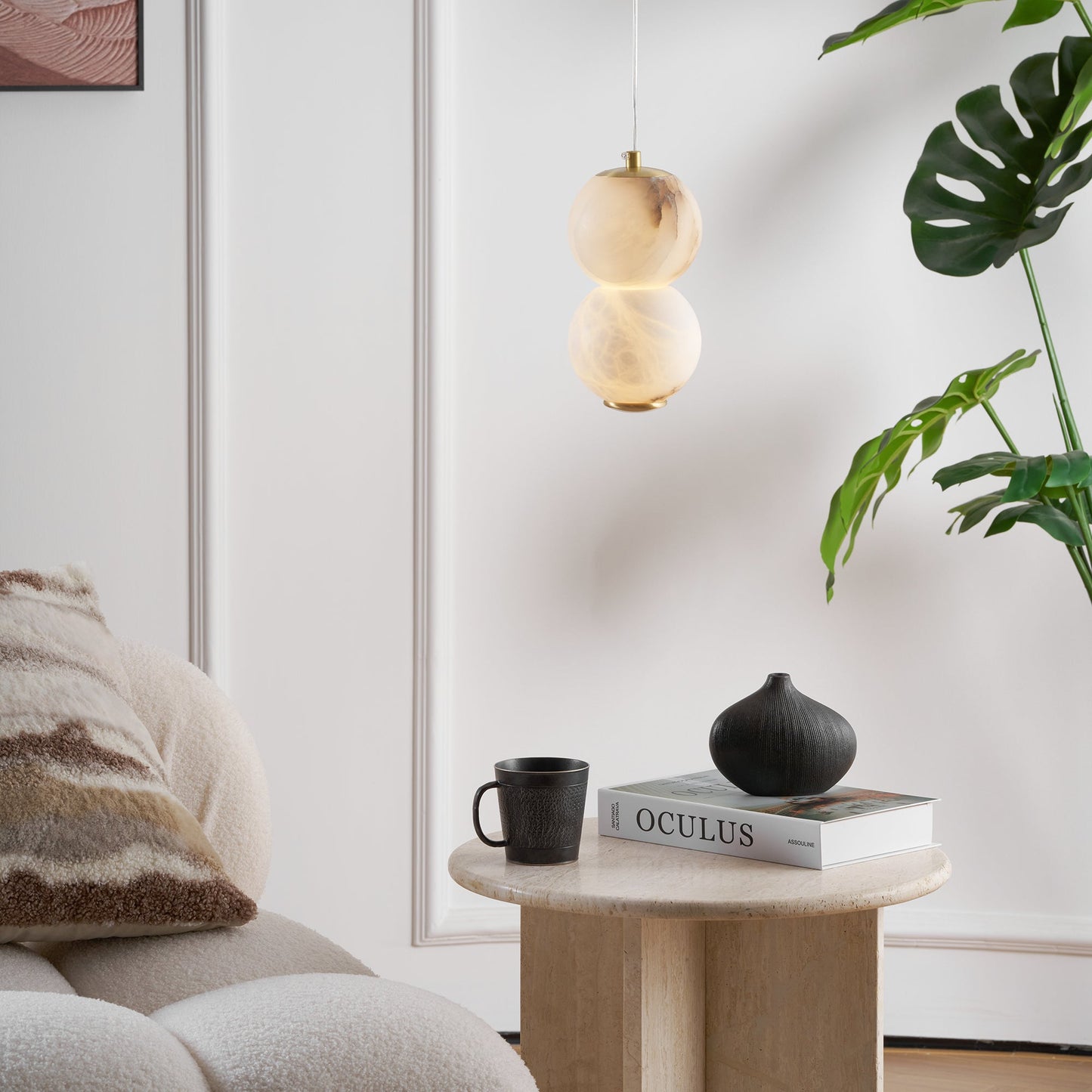 Mirora Alabaster Pendant Light