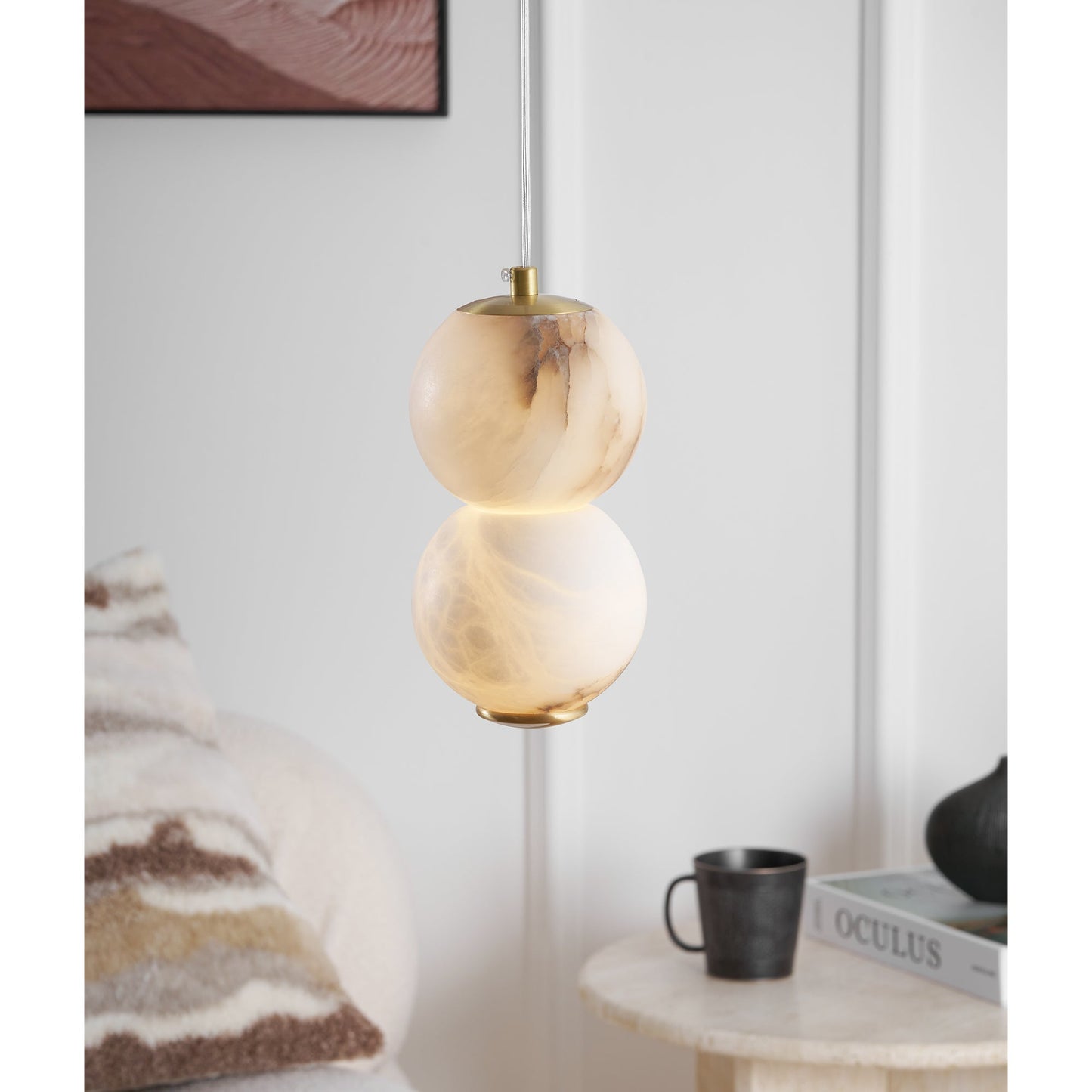 Mirora Alabaster Pendant Light