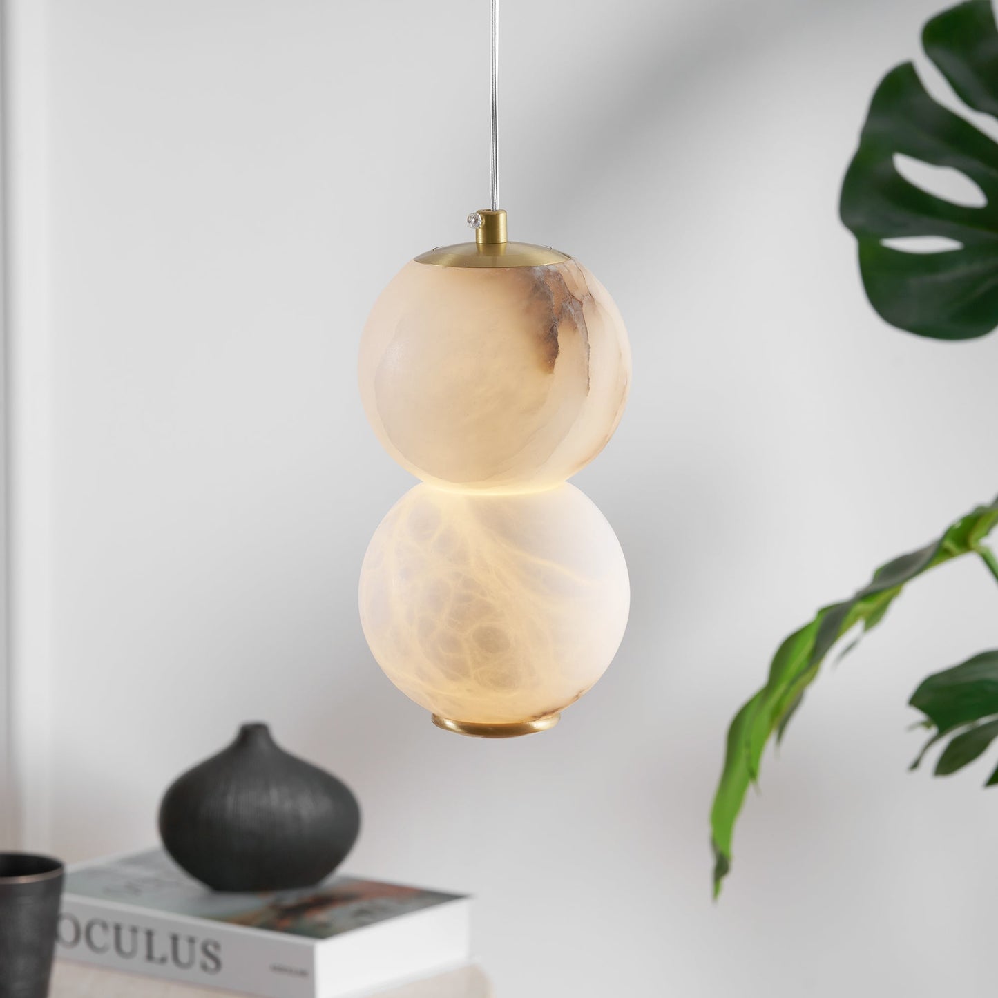 Mirora Alabaster Pendant Light