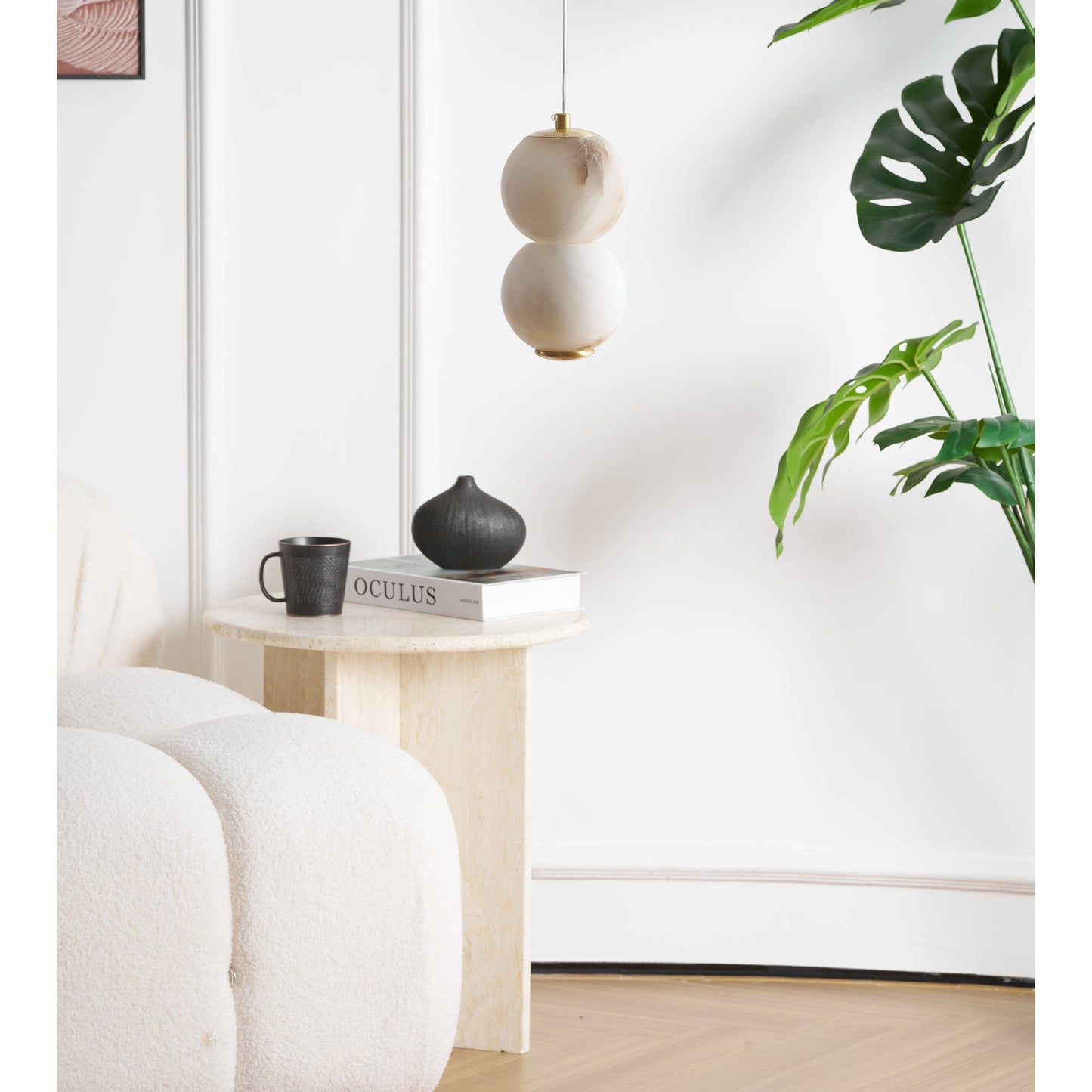 Mirora Alabaster Pendant Light