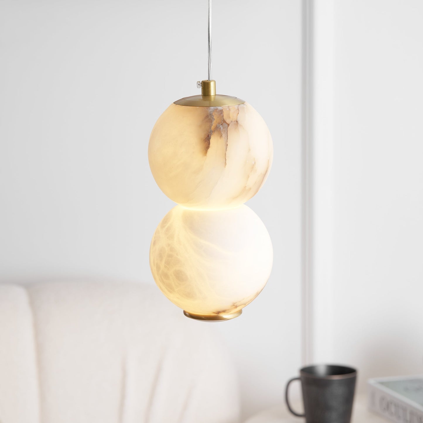Mirora Alabaster Pendant Light