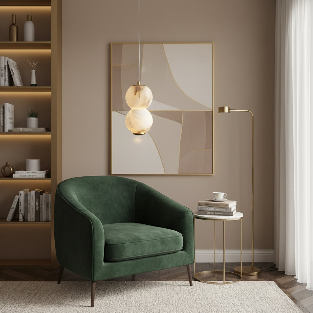 Mirora Alabaster Pendant Light