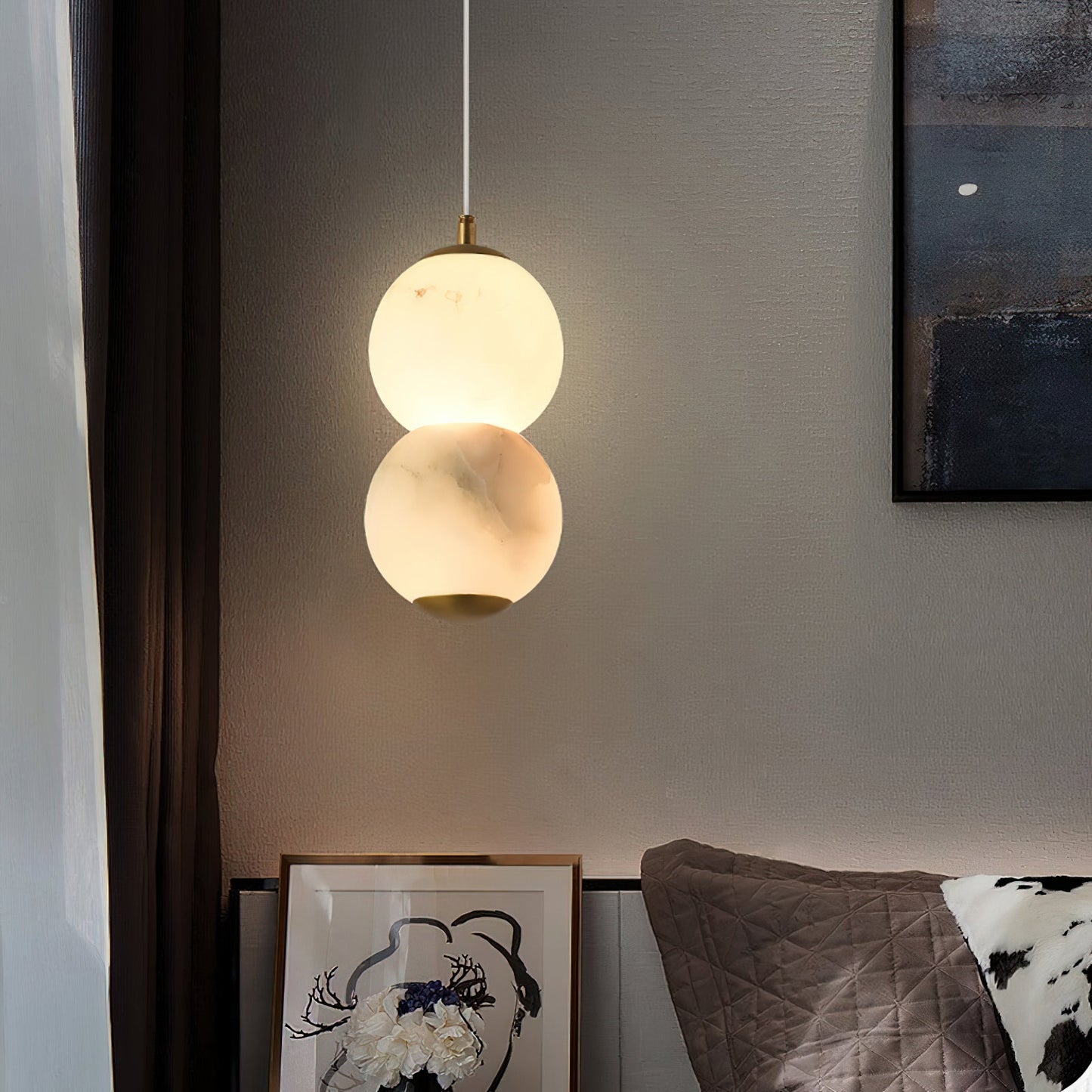 Mirora Alabaster Pendant Light