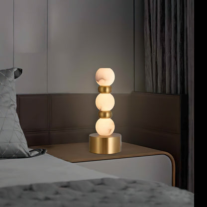 Mirora Xyx Alabaster Table Lamp