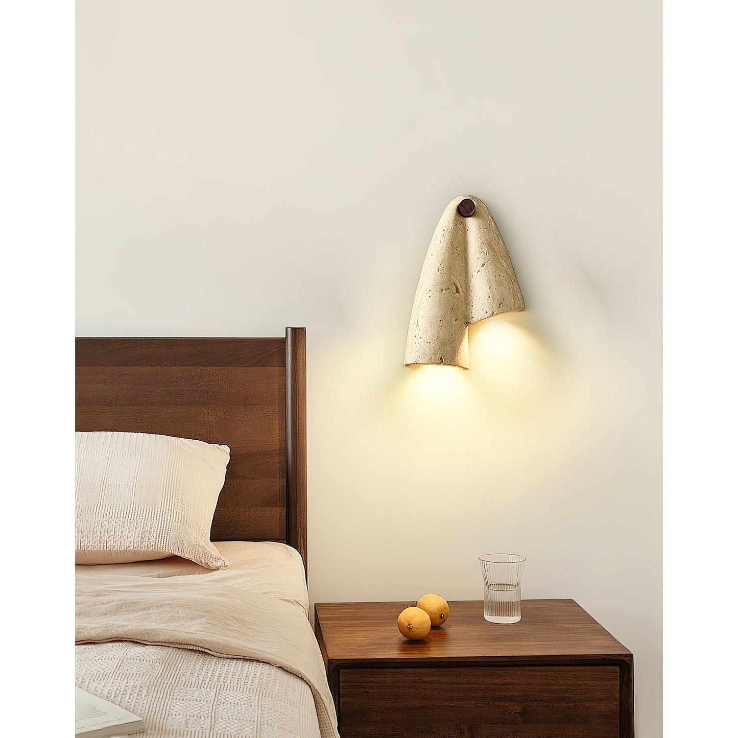Lumance Travertine Wall Lamp