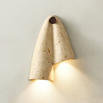 Lumance Travertine Wall Lamp