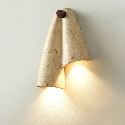 Lumance Travertine Wall Lamp