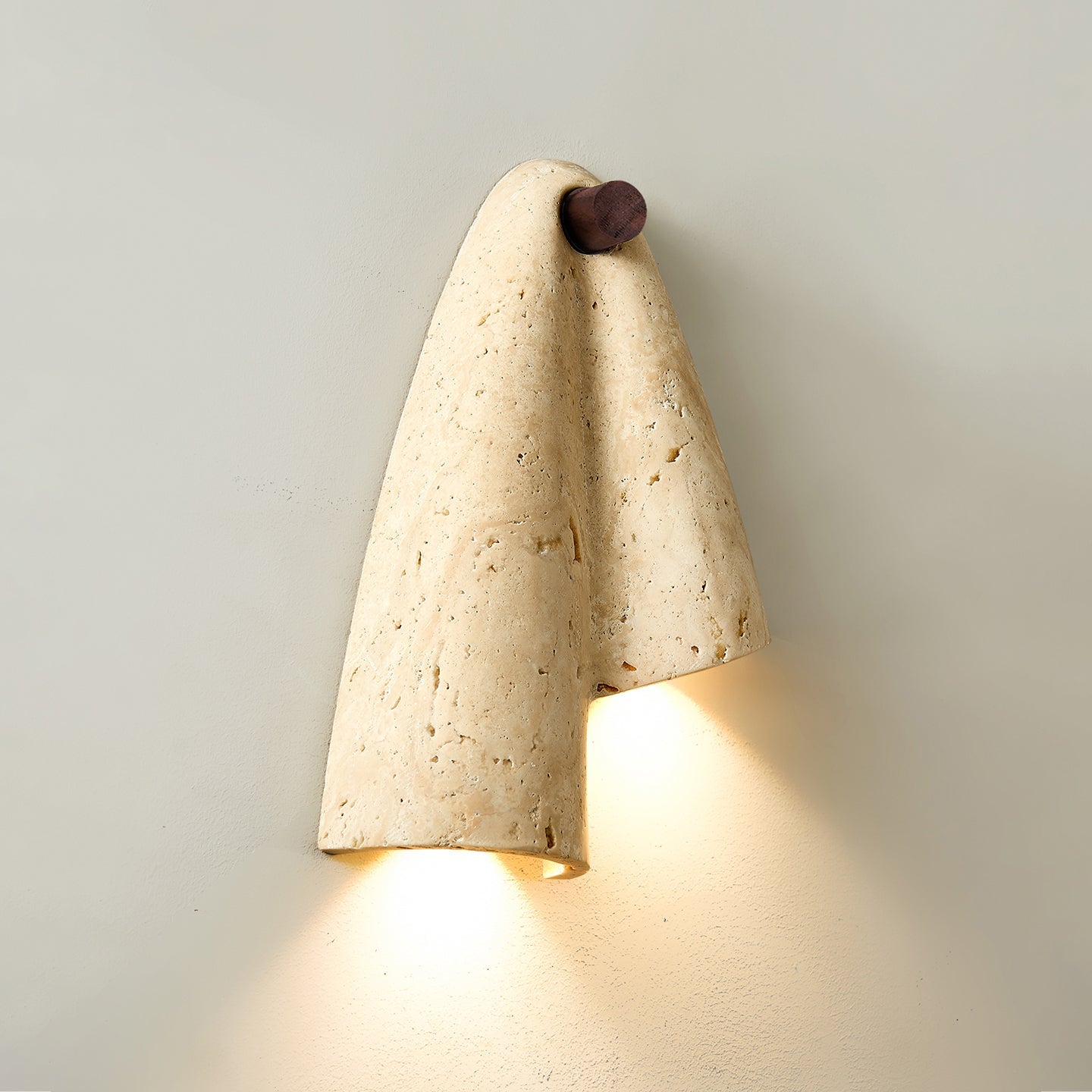 Lumance Travertine Wall Lamp
