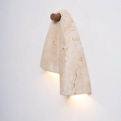Lumance Travertine Wall Lamp