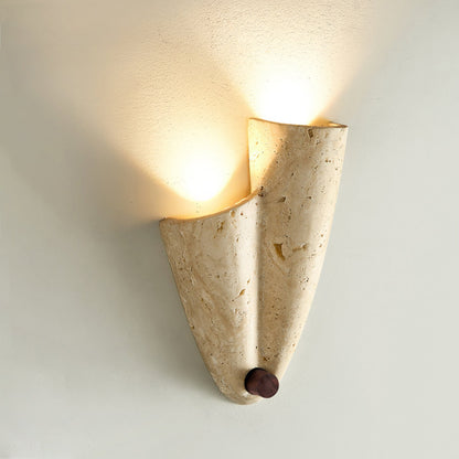 Lumance Travertine Wall Lamp